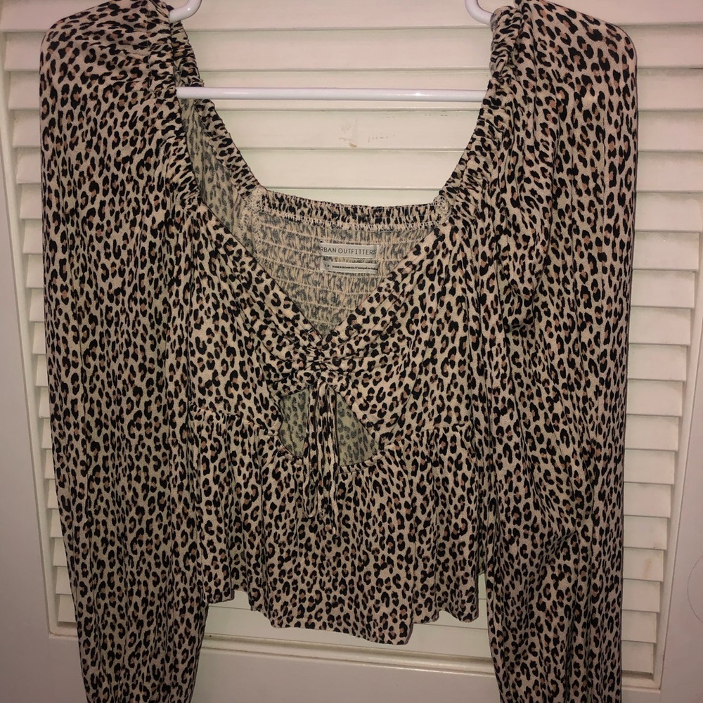 Urban outfitters leopard top